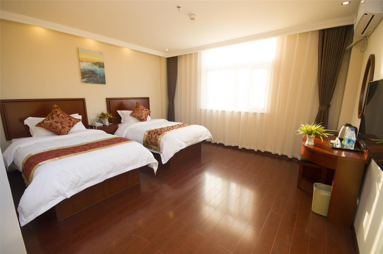 GreenTree Inn Jiangsu Yancheng Dongtai Honglan Road Pedestrian Street Express Hotel Buitenkant foto