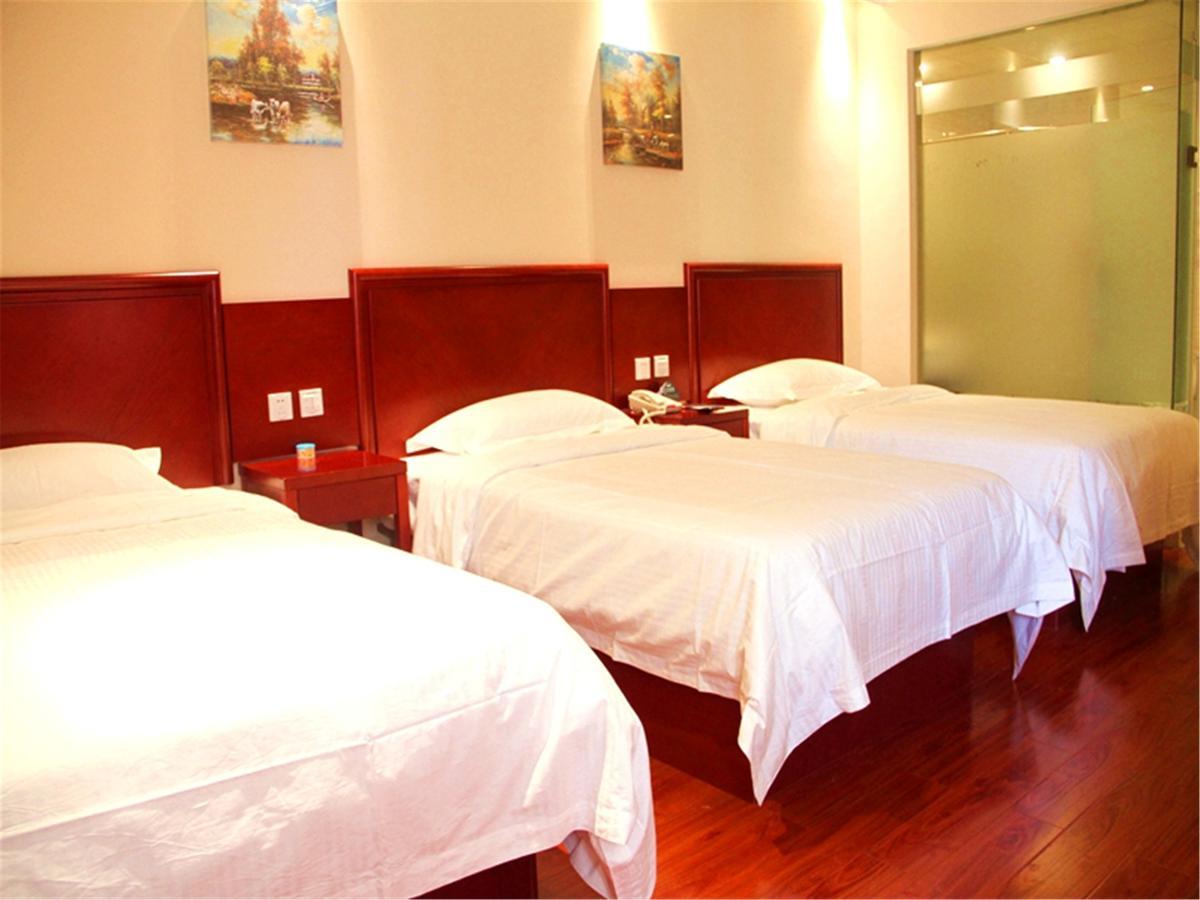 GreenTree Inn Jiangsu Yancheng Dongtai Honglan Road Pedestrian Street Express Hotel Buitenkant foto