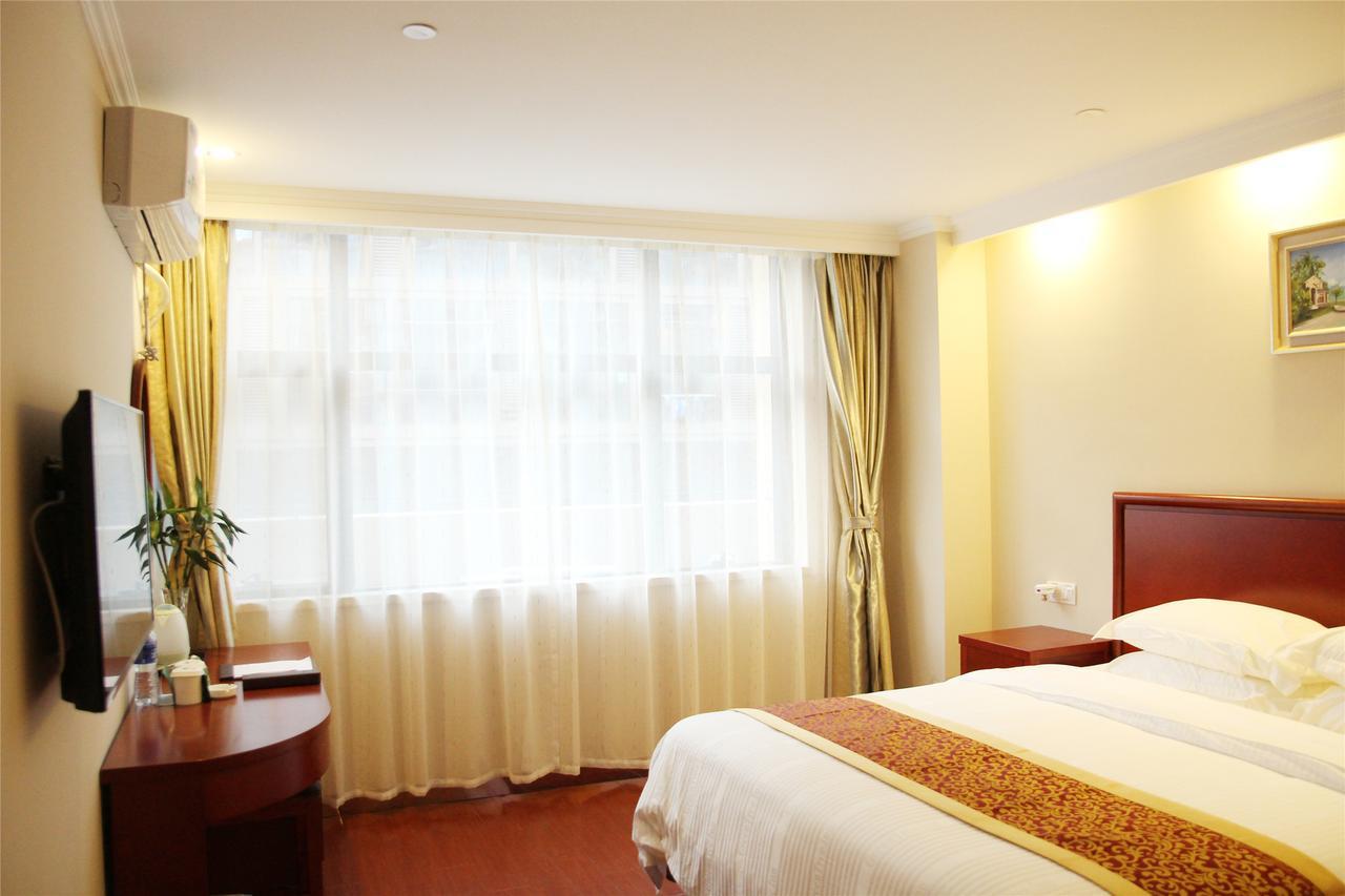 GreenTree Inn Jiangsu Yancheng Dongtai Honglan Road Pedestrian Street Express Hotel Buitenkant foto