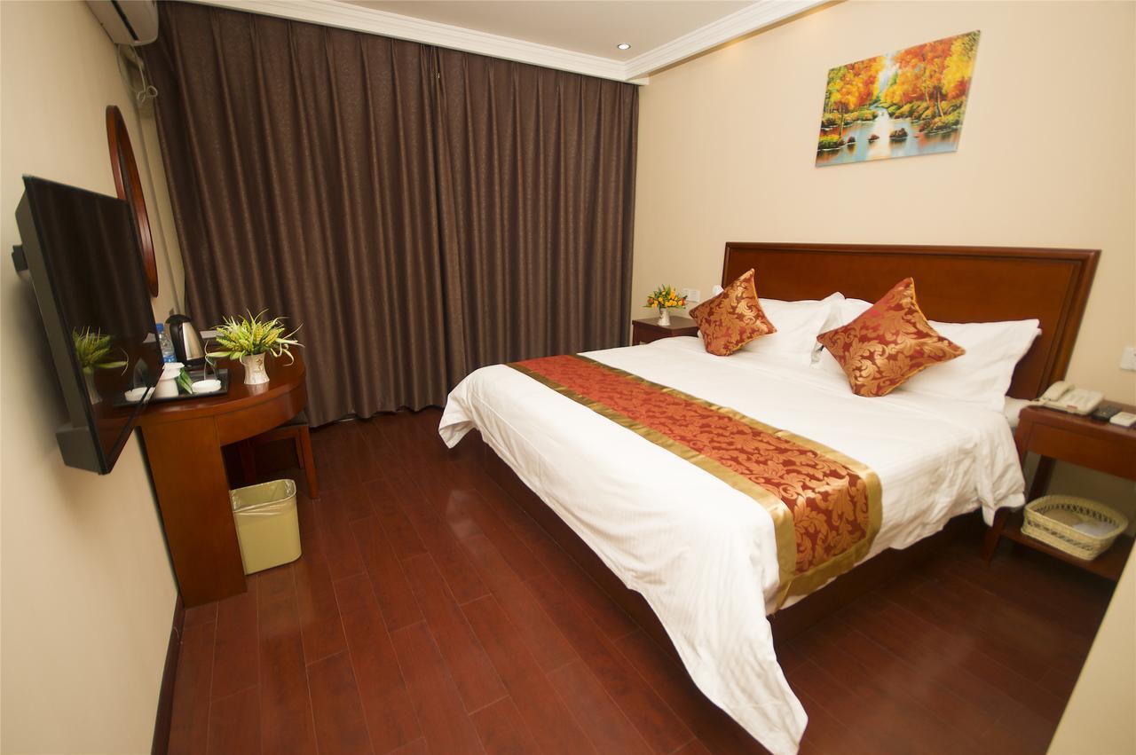 GreenTree Inn Jiangsu Yancheng Dongtai Honglan Road Pedestrian Street Express Hotel Buitenkant foto